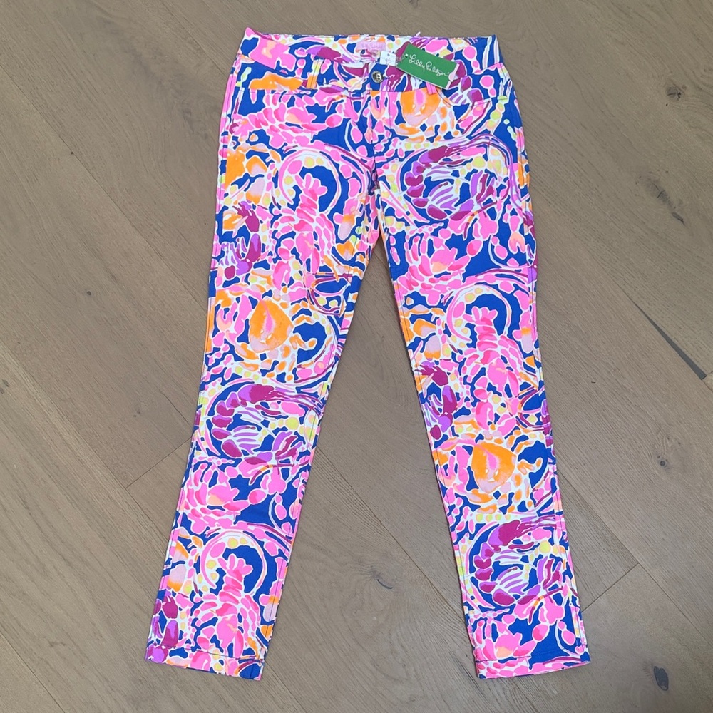 Lilly Pulitzer Callahan Chino in Catch and Release, Sz 6